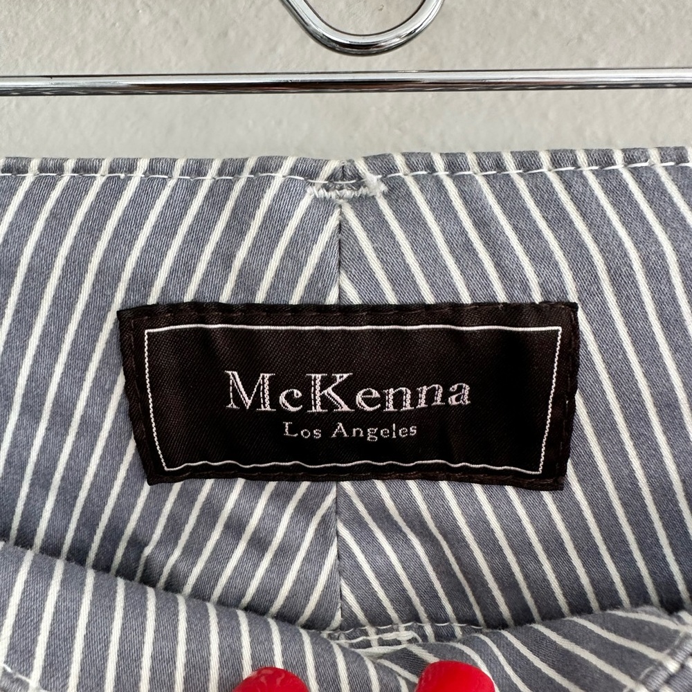 McKenna Railroad Pin Striped Sailor High Rise Pants sz: 25 - Picture 3 of 7
